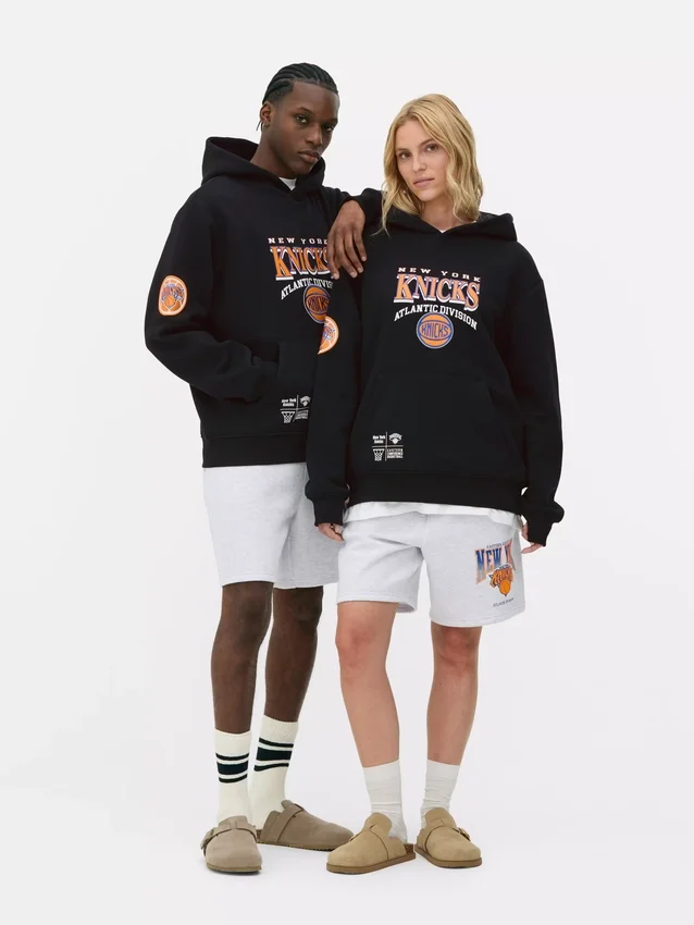 Casaco com capuz dos New York Knicks da NBA