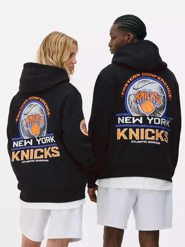 Casaco com capuz dos New York Knicks da NBA