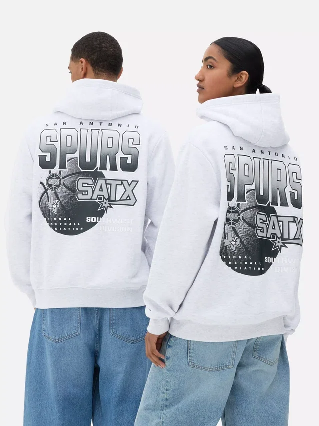 Casaco com capuz dos San Antonio Spurs da NBA