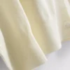 Casaco de malha essencial com gola redonda