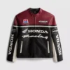 Casaco de motociclista de corrida da Honda