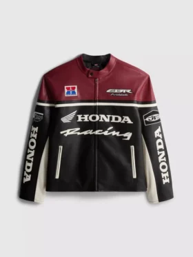 Casaco de motociclista de corrida da Honda