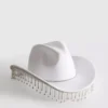 Chapéu de cowboy com franjas