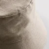 Chapéu de pescador em mistura de linho