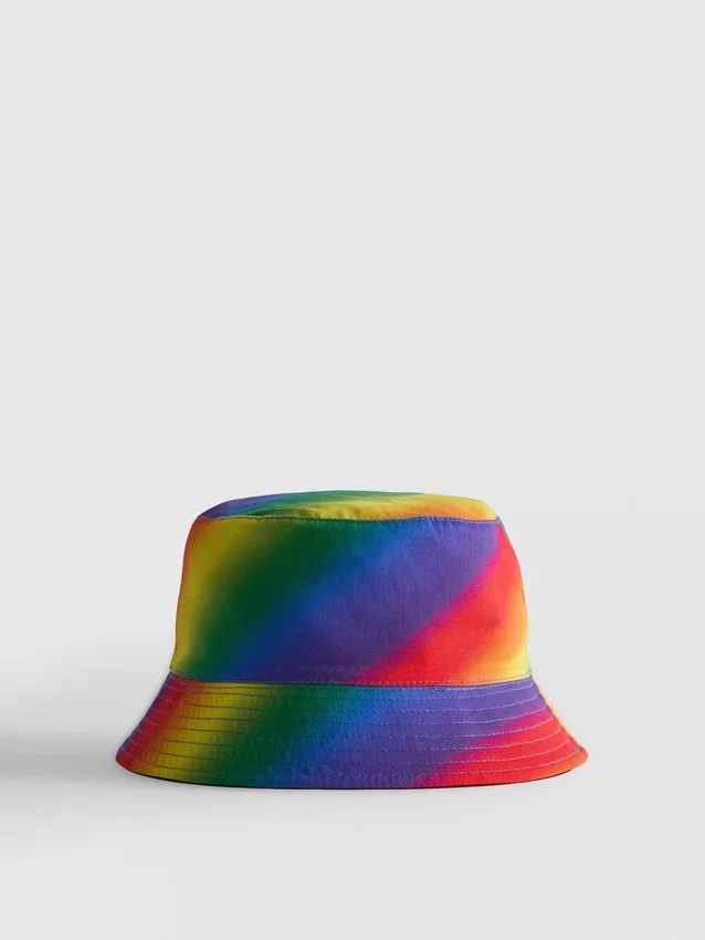 Chapéu de pescador reversível com o tema Pride