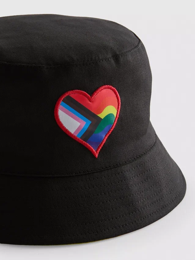 Chapéu de pescador reversível com o tema Pride