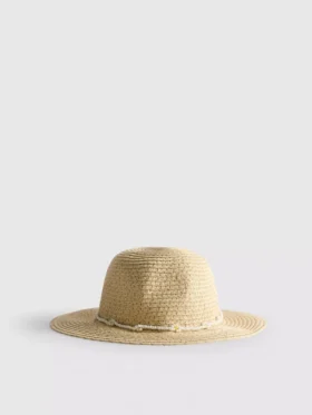 Chapéu tecido com contas