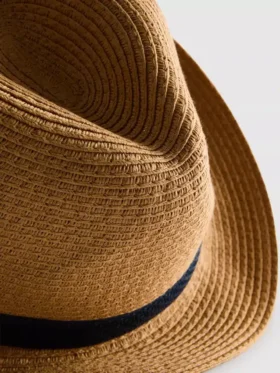 Chapéu trilby de palha