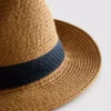 Chapéu trilby de palha