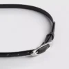 Cinto fino com fivela oval