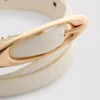 Cinto fino com fivela oval