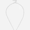 Colar com inicial em strass