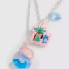 Colar com pingente com a inicial do Stitch da Disney