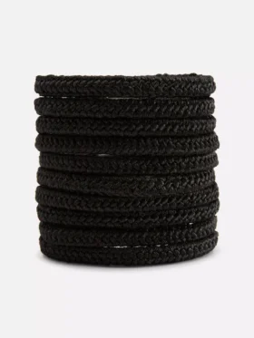Conjunto de 10 elásticos de cabelo grossos