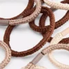 Conjunto de 10 elásticos de cabelo grossos