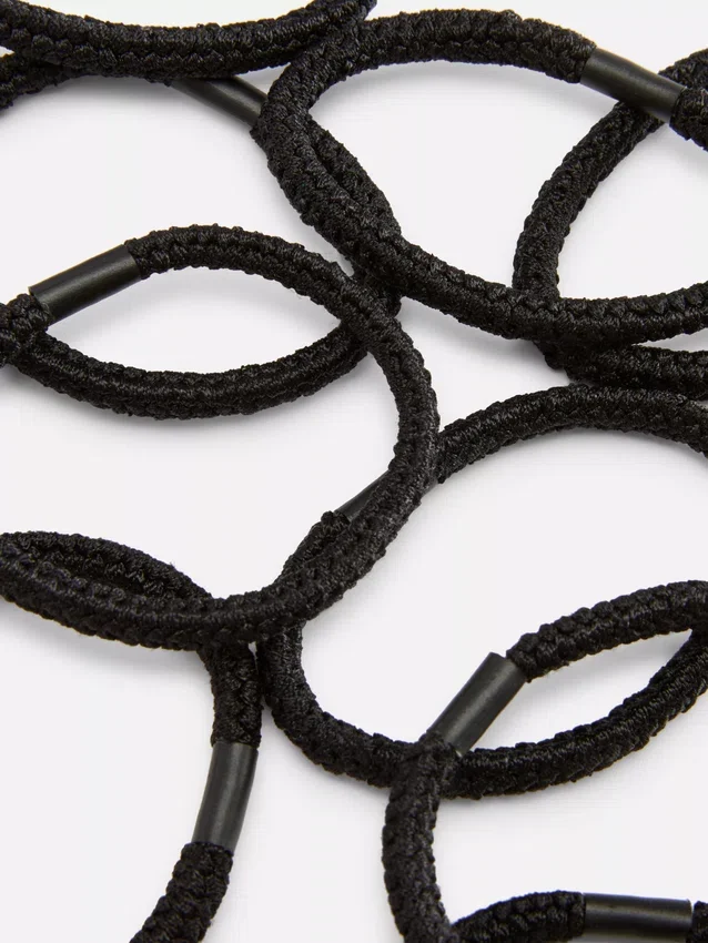 Conjunto de 10 elásticos de cabelo grossos