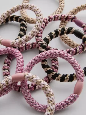 Conjunto de 10 elásticos grossos para o cabelo