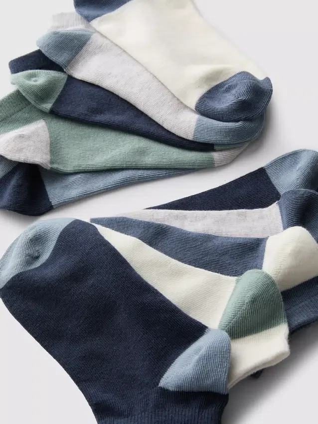 Conjunto de 10 pares de meias de desporto com costuras planas