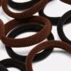 Conjunto de 12 elásticos de cabelo em tecido