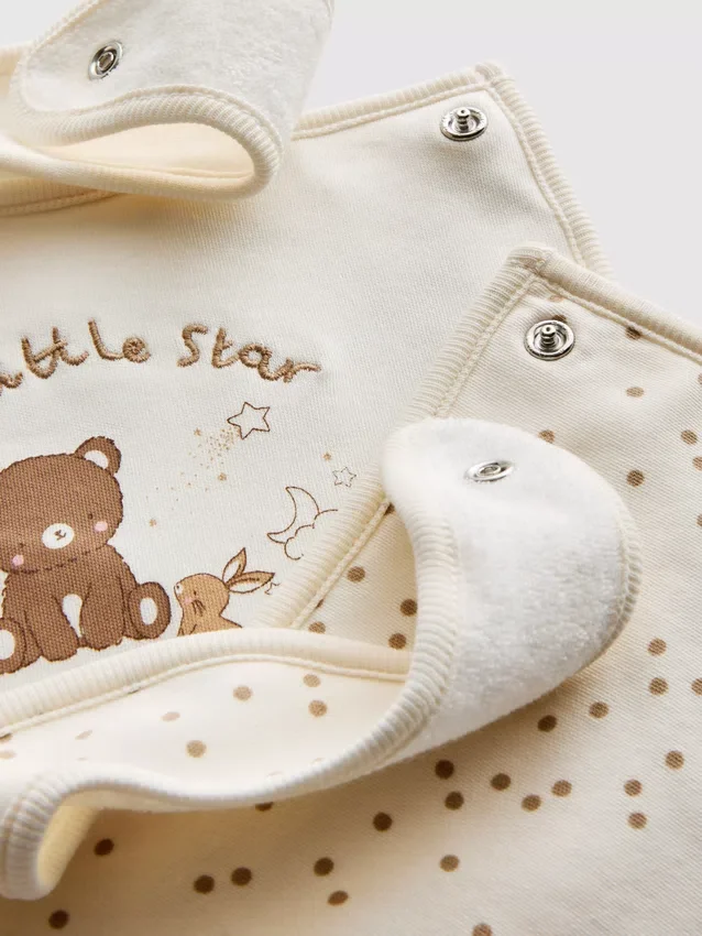 Conjunto de 2 babetes «Born in 2026»