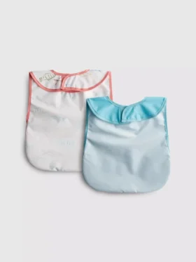 Conjunto de 2 babetes envolventes