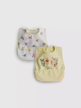 Conjunto de 2 babetes envolventes do Ursinho Pooh da Disney