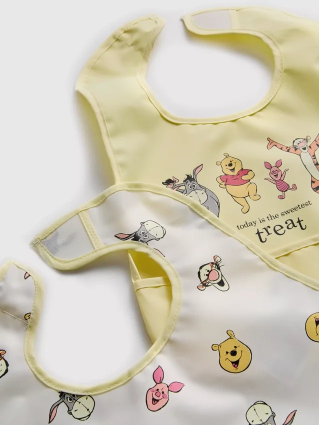 Conjunto de 2 babetes envolventes do Ursinho Pooh da Disney