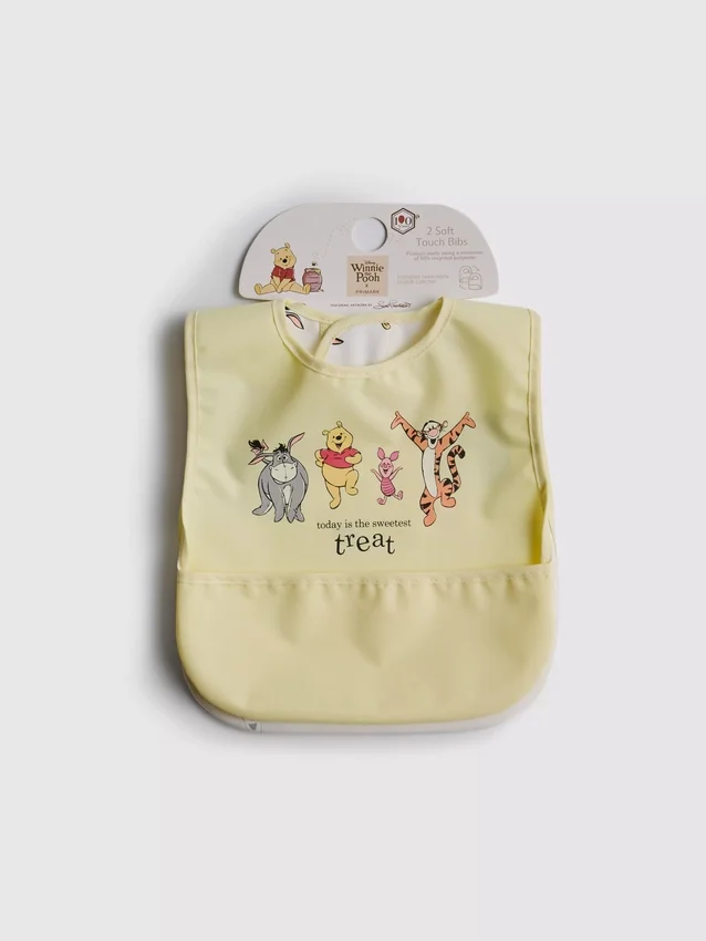 Conjunto de 2 babetes envolventes do Ursinho Pooh da Disney