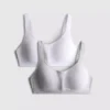 Conjunto de 2 bralettes de algodão «Love to Lounge»