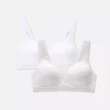 Conjunto de 2 bralettes de algodão «Love to Lounge»