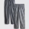 Conjunto de 2 calças de pijama em popeline