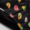 Conjunto de 2 calções de biquíni estampados com atilhos laterais