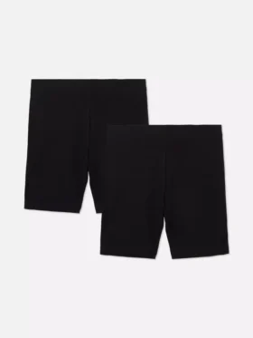 Conjunto de 2 calções de ciclismo elásticos