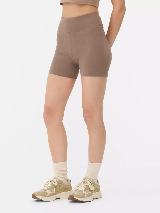 Conjunto de 2 calções de ioga de cintura alta