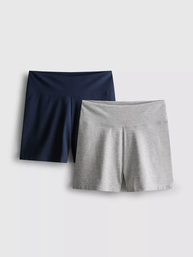 Conjunto de 2 calções de ioga de cintura alta