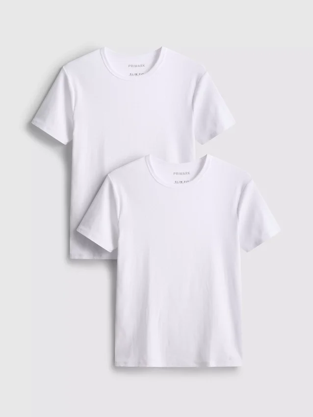 Conjunto de 2 calções de manga curta com textura canelada