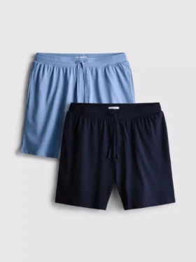 Conjunto de 2 calções de pijama com cordão
