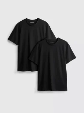 Conjunto de 2 camisas de gola redonda