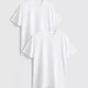 Conjunto de 2 camisas de gola redonda