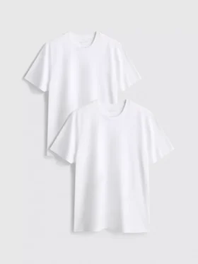 Conjunto de 2 camisas de gola redonda