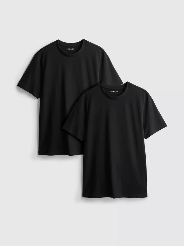 Conjunto de 2 camisas de gola redonda