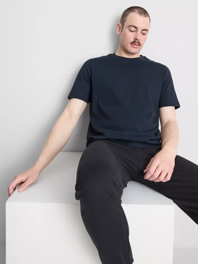 Conjunto de 2 camisas de gola redonda