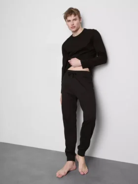 Conjunto de 2 camisas de manga comprida em algodão