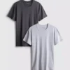 Conjunto de 2 camisas essenciais de manga curta