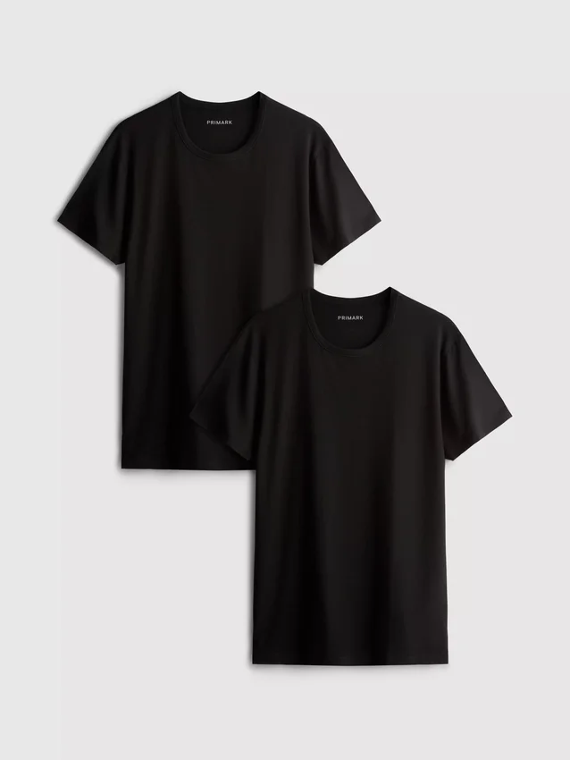 Conjunto de 2 camisas essenciais de manga curta