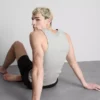 Conjunto de 2 camisolas sem mangas com canelado
