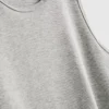 Conjunto de 2 camisolas sem mangas com canelado