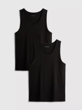 Conjunto de 2 camisolas sem mangas essenciais
