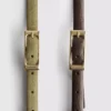 Conjunto de 2 cintos com fivela