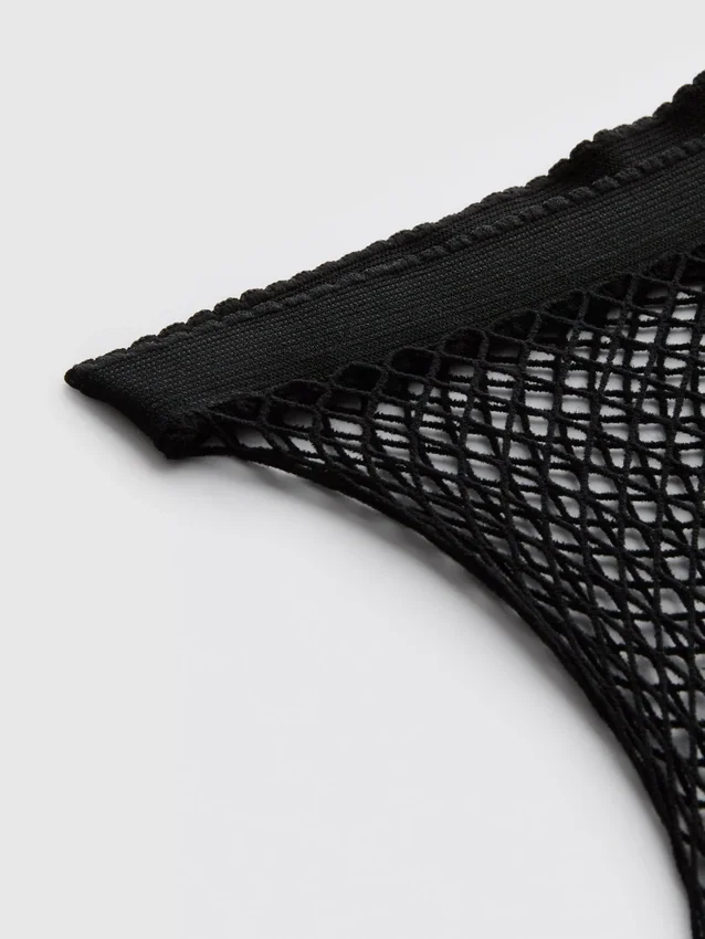 Conjunto de 2 collants de rede médios